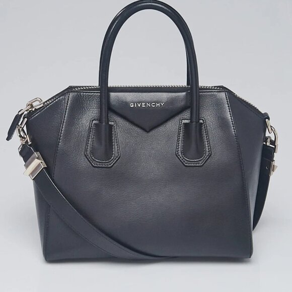 Givenchy Black Sugar Goatskin Small Antigona Bag - Picture 1 of 12